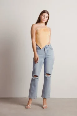 Tobi Bet You Backless Top - Amber