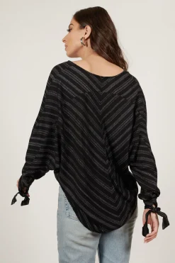 Tobi Bethany Stripe Blouse -