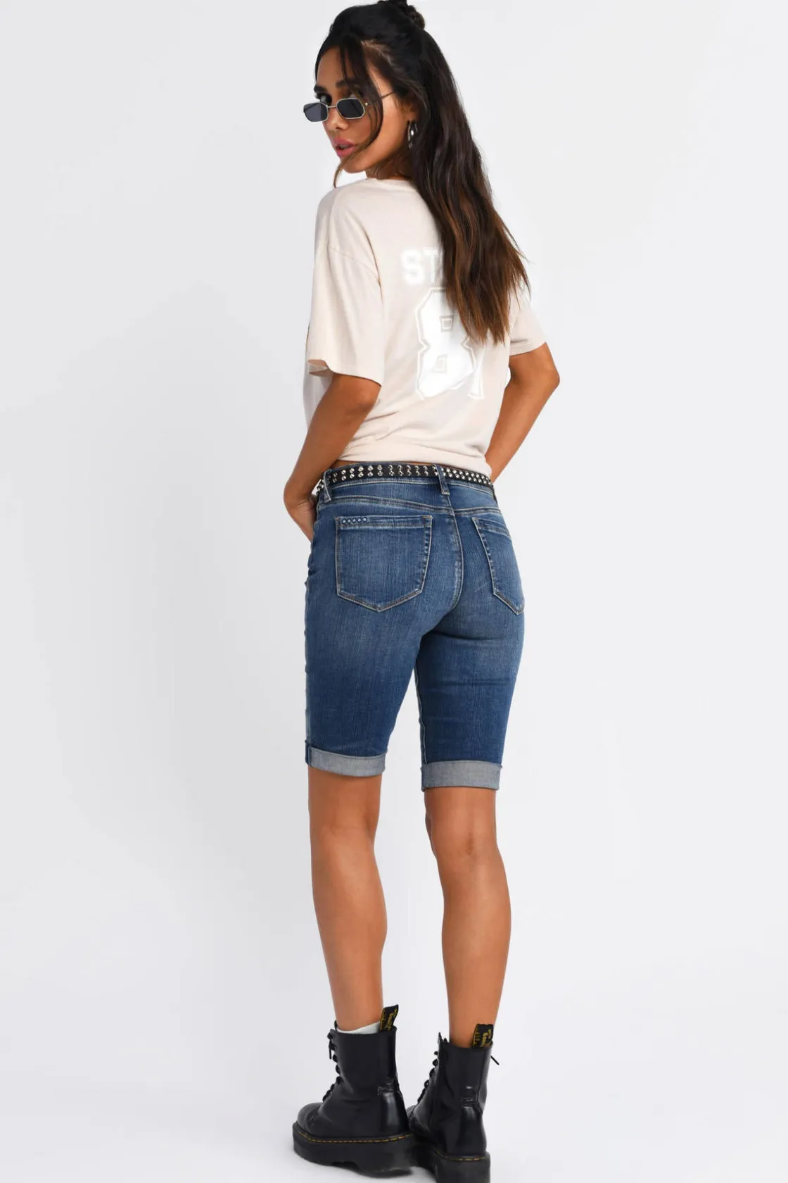 Tobi Blank NYC Vendetta Denim Shorts -