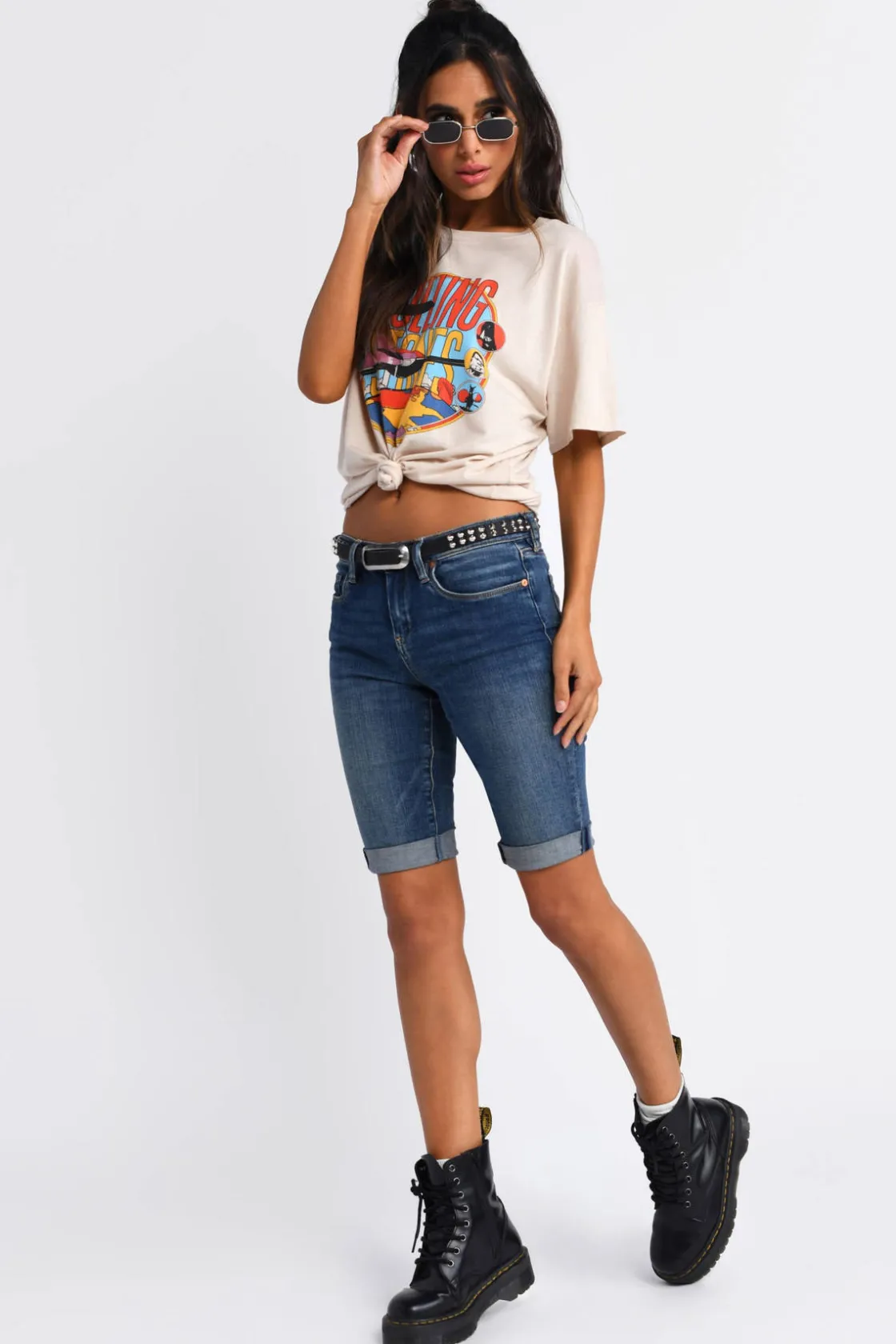 Tobi Blank NYC Vendetta Denim Shorts -