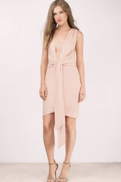 Tobi Bless'ed Are The Meek Plunging A-Line Mini Dress -