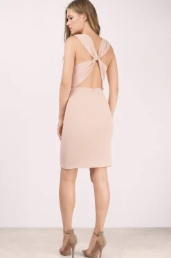 Tobi Bless'ed Are The Meek Plunging A-Line Mini Dress -