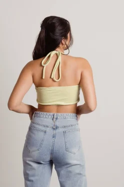 Tobi Blinding Lights Bandeau Top - Orange