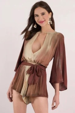 Tobi Blue Life Casey Ombre Romper -