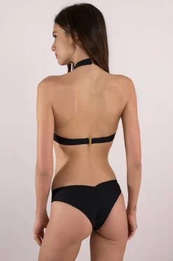 Tobi Blue Life Vixen Lace Up Bikini Bottom -