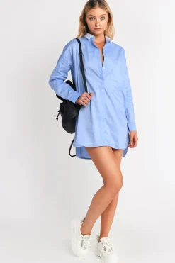 Tobi Brady Collared Shift Mini Dress -