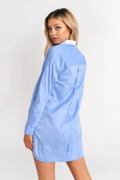 Tobi Brady Collared Shift Mini Dress -