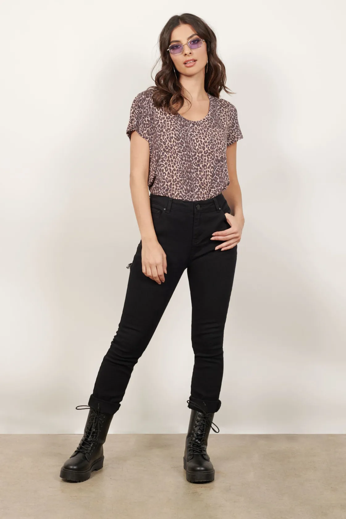 Tobi Bridget Leopard Print T-Shirt -