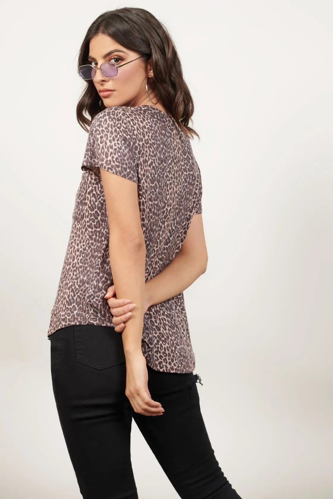 Tobi Bridget Leopard Print T-Shirt -
