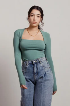 Tobi Brilliant Mind Long Sleeve Top -