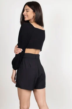 Tobi Bristol Belted Shorts -