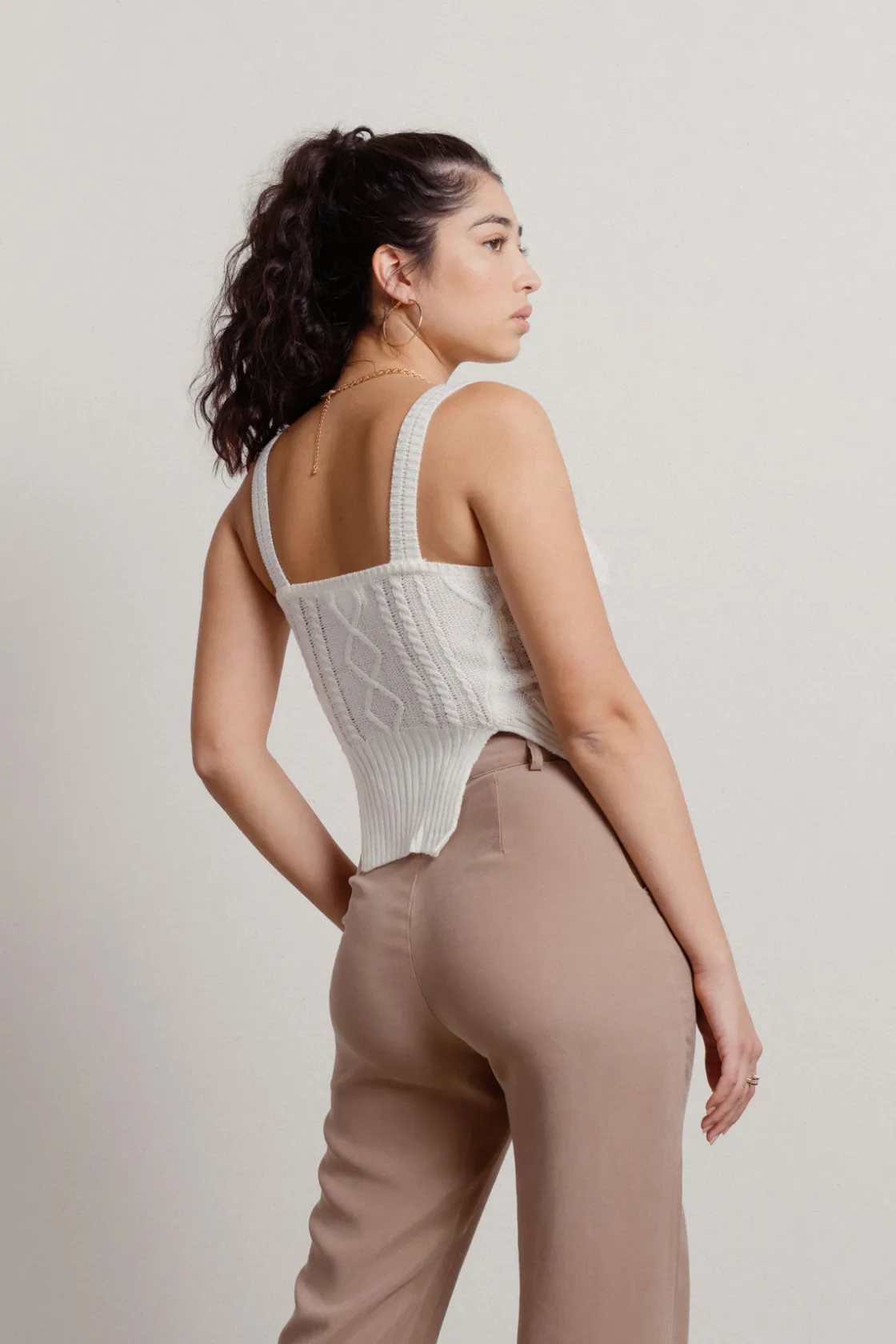 Tobi Bunny Slopes Crop Top -