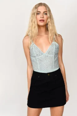 Tobi Call Me Lacey Lace Bodysuit -
