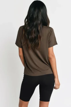 Tobi Callie Choker Top - Olive