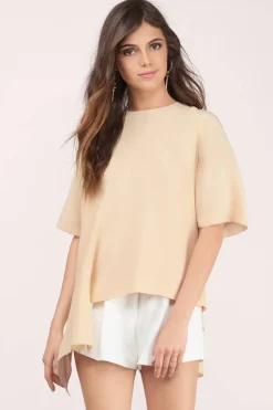 Tobi Cameo Disposition Silk Top -