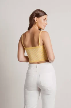 Tobi Candy Clouds Crop Top - Pink