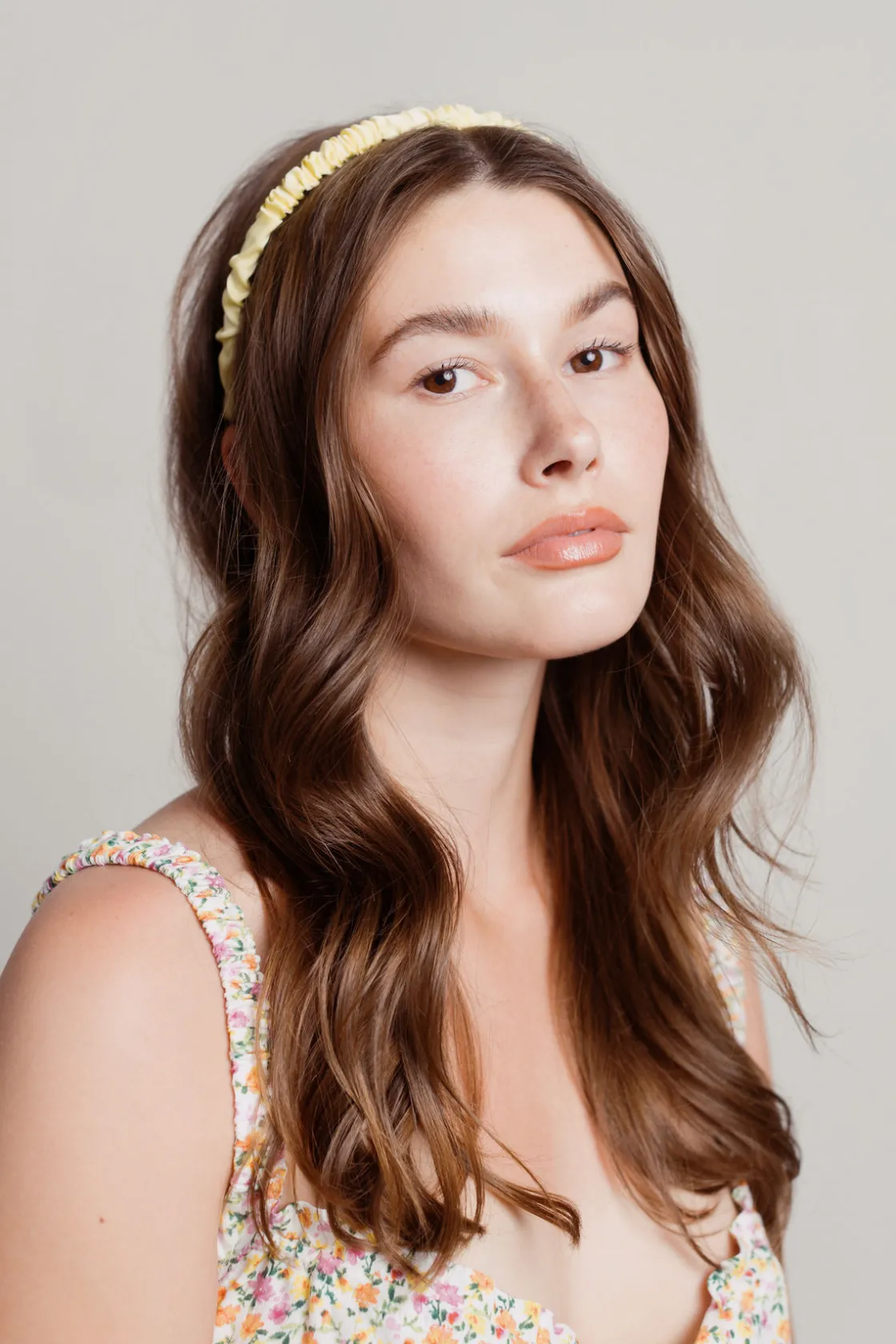 Tobi Candy Pop Ruched Headband - Purple