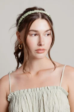 Tobi Candy Pop Ruched Headband - Purple