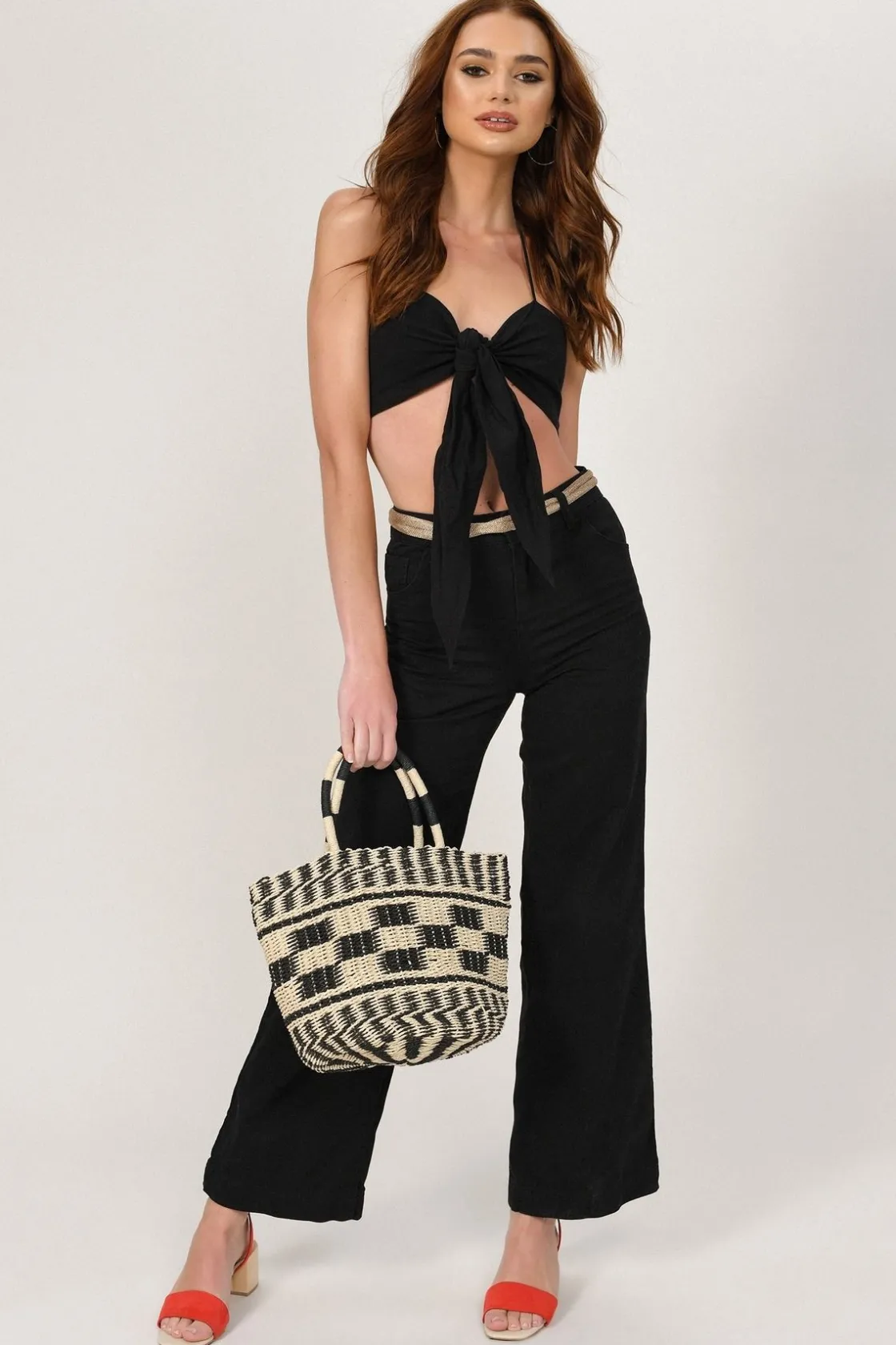 Tobi Cara Crop Top - White