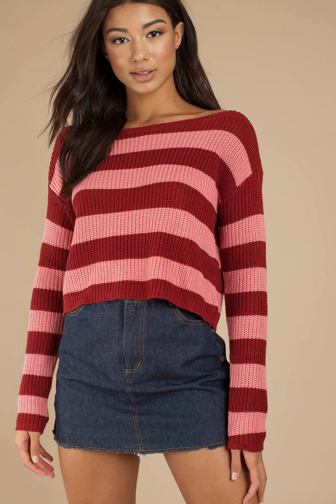 Tobi Caroline Striped Sweater -