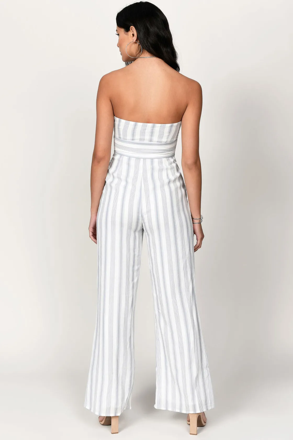 Tobi Carrie Cutout Jumpsuit - Red Multi