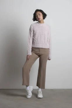 Tobi Casandra Fuzzy Sweater - Pink