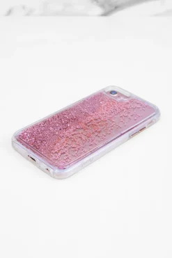 Tobi Casetify Glitter Iphone Case - Gold Chrome