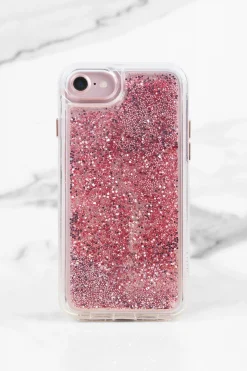 Tobi Casetify Glitter Iphone Case - Gold Chrome