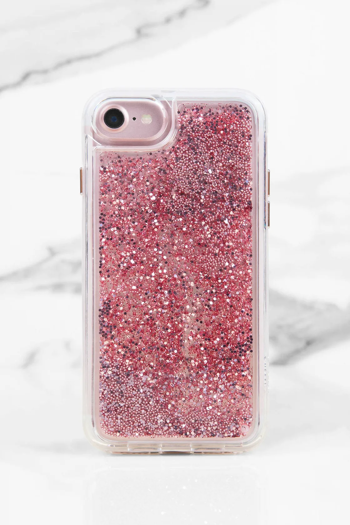 Tobi Casetify Glitter Iphone Case - Gold Chrome