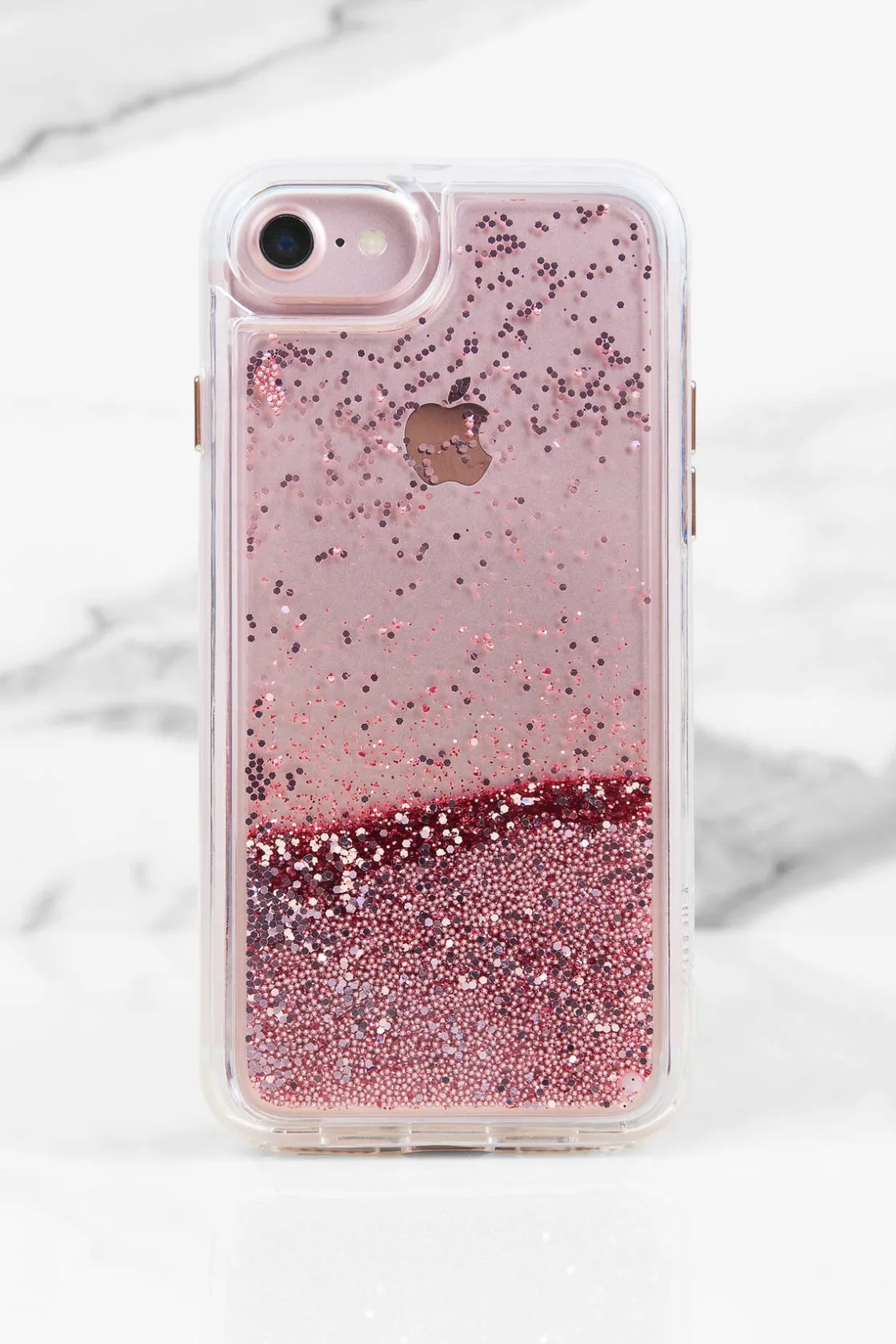 Tobi Casetify Glitter Iphone Case - Gold Chrome