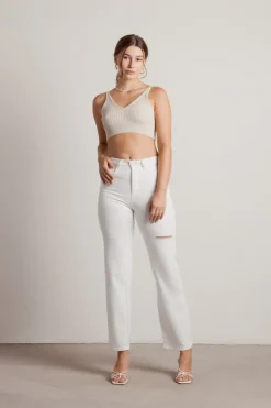 Tobi Castle Heights Straight Leg Jeans -