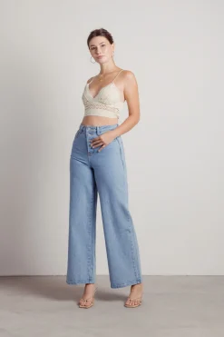 Tobi Catch My Thoughts Eyelet Bralette -