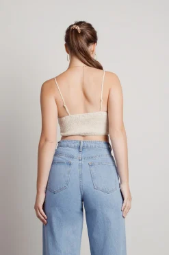 Tobi Catch My Thoughts Eyelet Bralette -