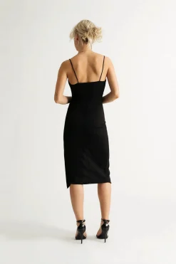 Tobi Catrina Slit Bodycon Midi Dress -