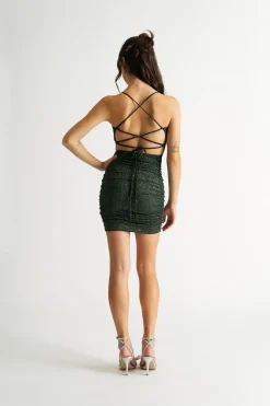 Tobi Caught Your Eye Glitter Bodycon Mini Dress -