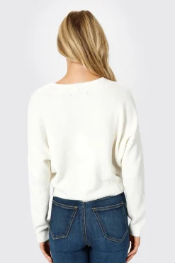 Tobi Cece Crop Cardigan - Green