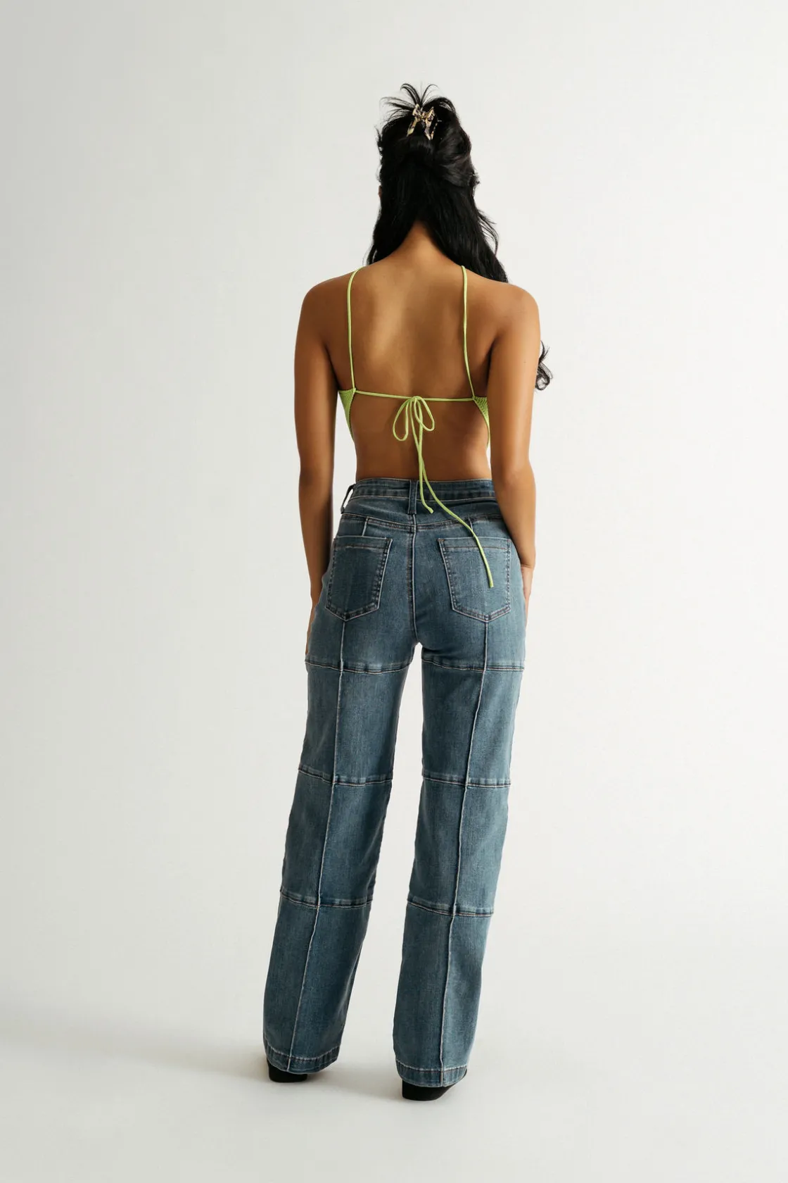 Tobi Celestine Crochet Top - Lime