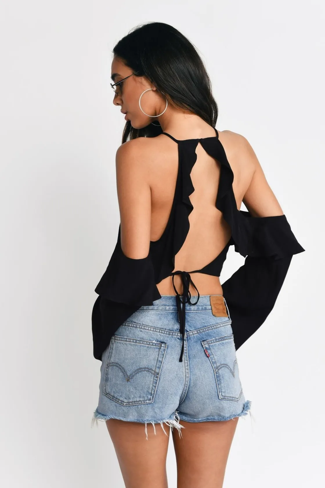 Tobi Celine Crop Top - Wine