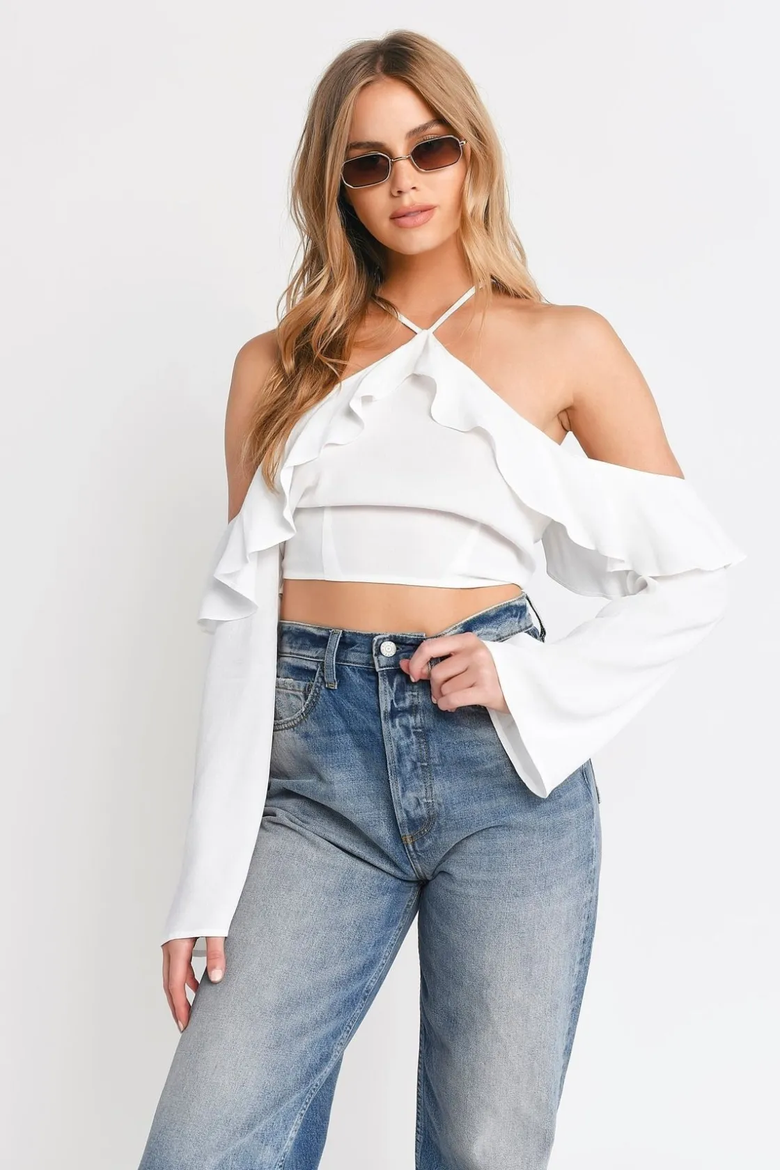 Tobi Celine Crop Top - Wine