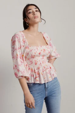 Tobi Cherri Blossom Floral Blouse -