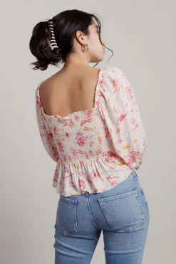 Tobi Cherri Blossom Floral Blouse -