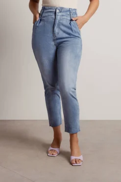 Tobi Cheviot Hills Tapered Jeans -