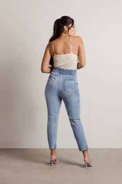 Tobi Cheviot Hills Tapered Jeans -