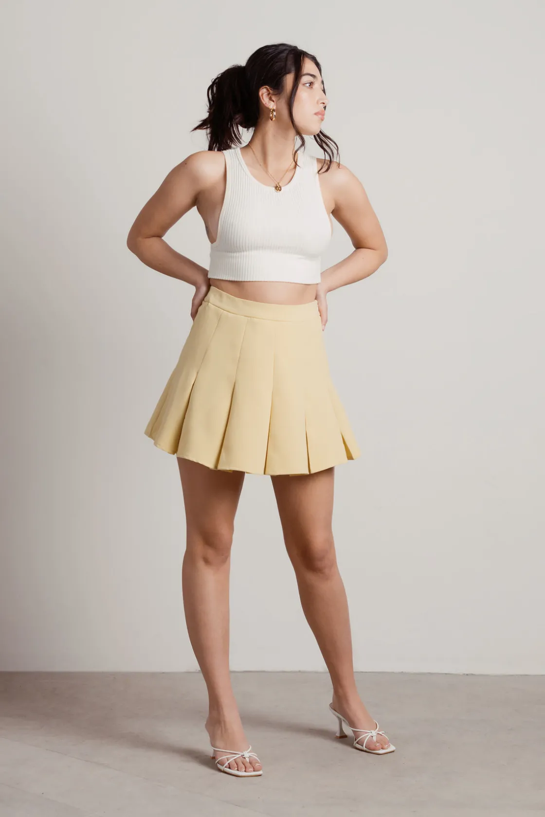 Tobi Chiba Pleated Tennis Skirt -