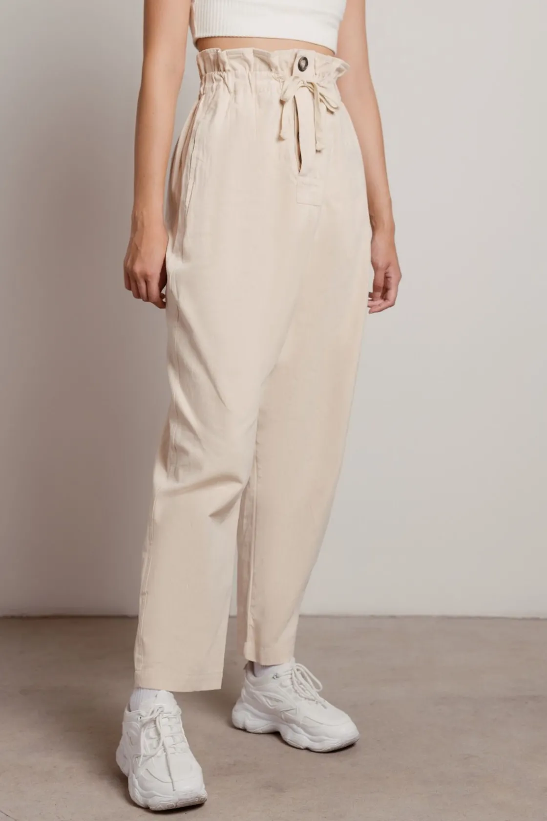 Tobi Chill Out Paperbag Pants -