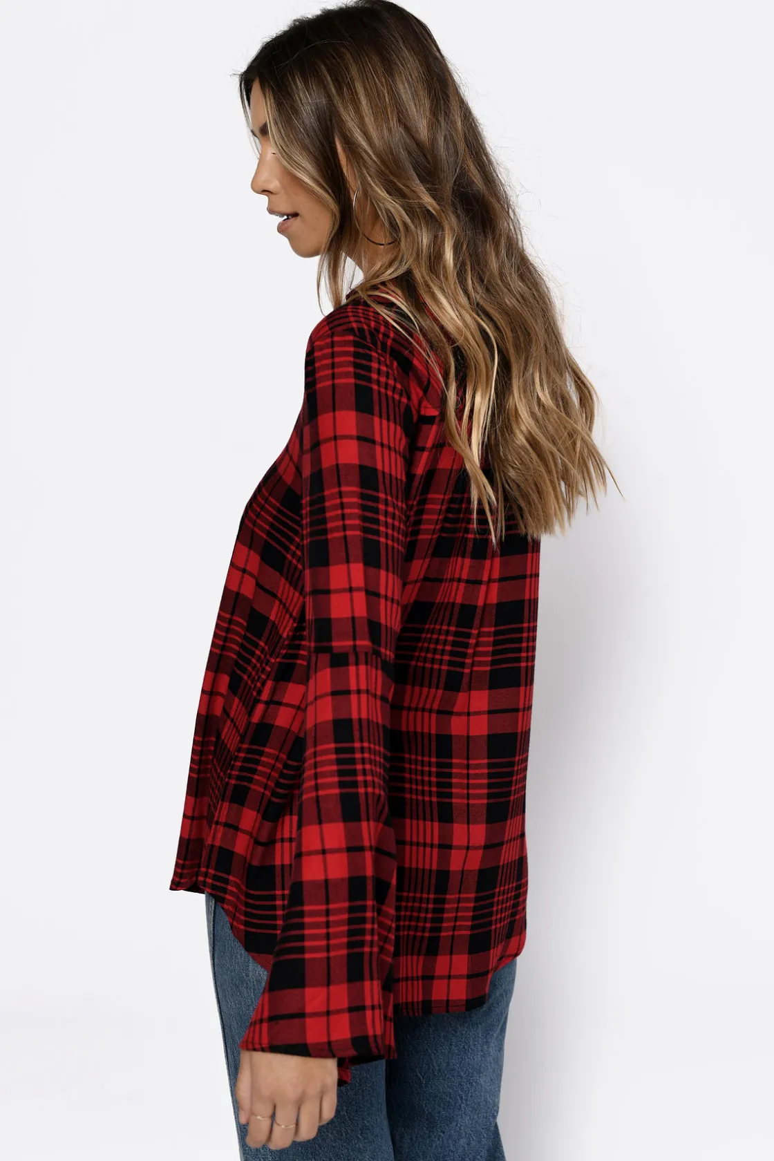 Tobi Chleo Lace Up Blouse -