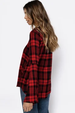 Tobi Chleo Lace Up Blouse -