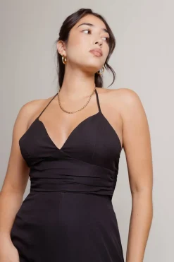 Tobi Close To Me Halter Romper -