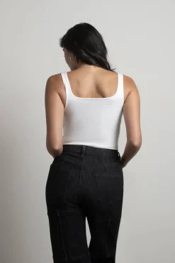 Tobi Closer To Me Square Neck Bodysuit -