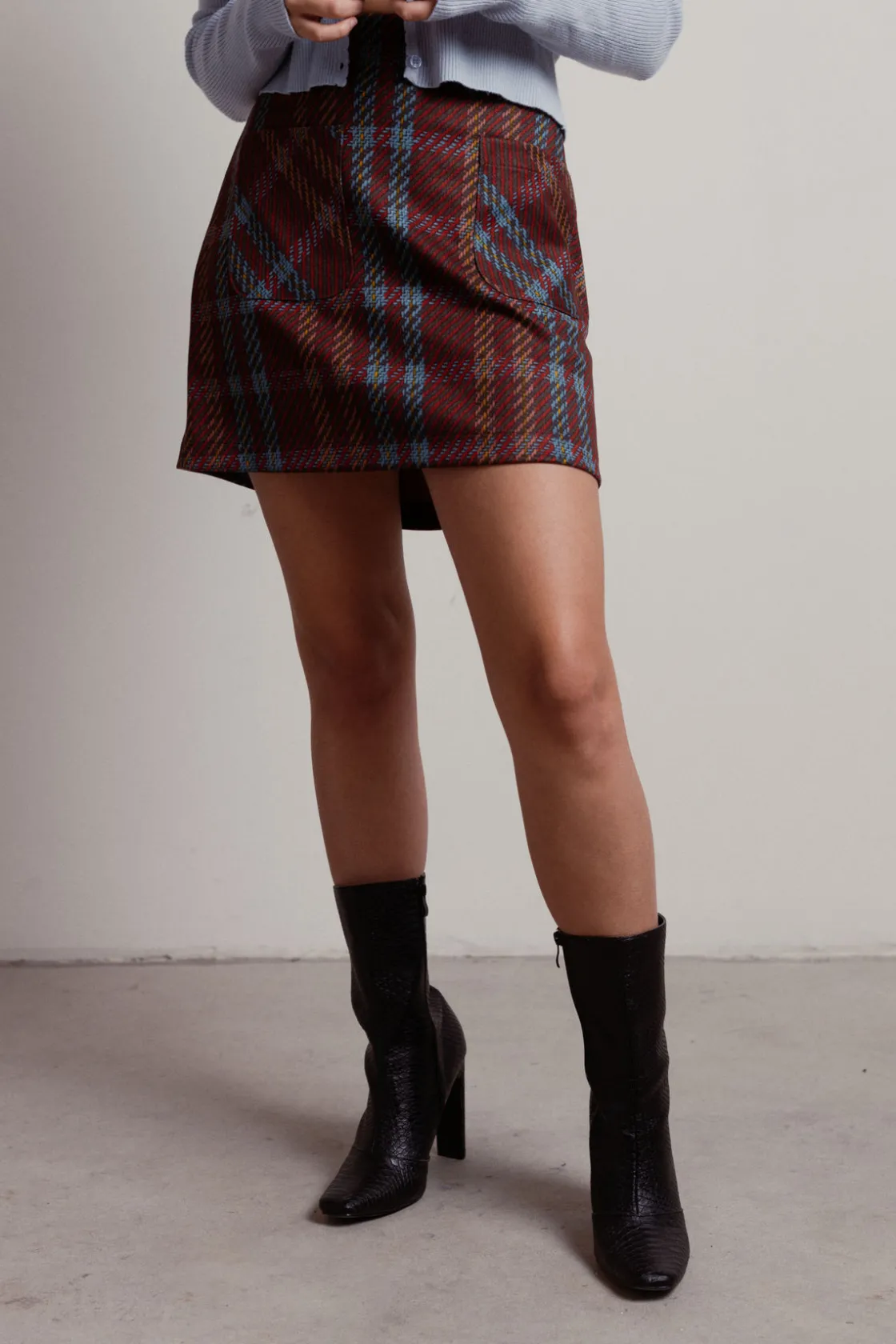 Tobi Clueless Suede Mini Skirt -